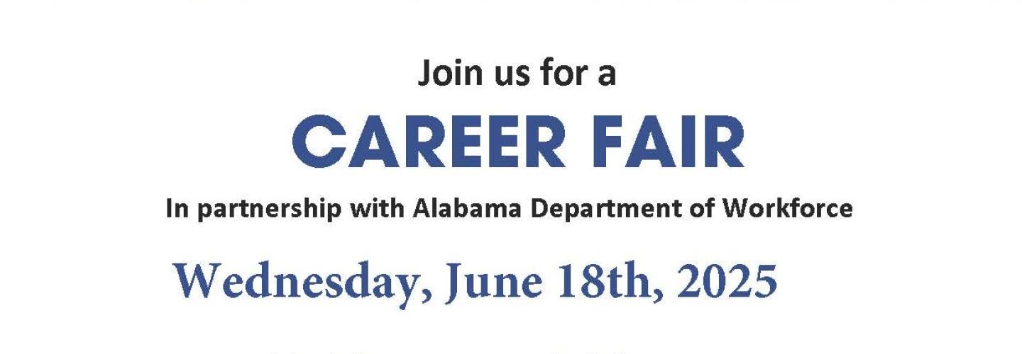 Alabama Workforce Development Career Fair - Troy, Alabama